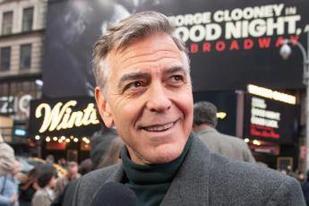 George Clooney debutta a Broadway: “Sì, sono nervoso”