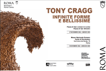 Roma, prorogata fino al 4 marzo mostra ‘en plein air’ di Tony Cragg nelle piazze