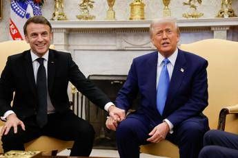 Trump riceve Macron e elogia Meloni: “Meravigliosa”