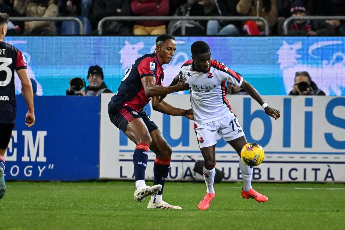 Cagliari e Genoa non si fanno male, 1-1 alla Unipol Domus