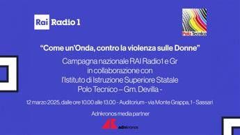 Violenza su donne: campagna ‘Come un’onda’ di Rai Radio 1 e Gr fa tappa a Sassari